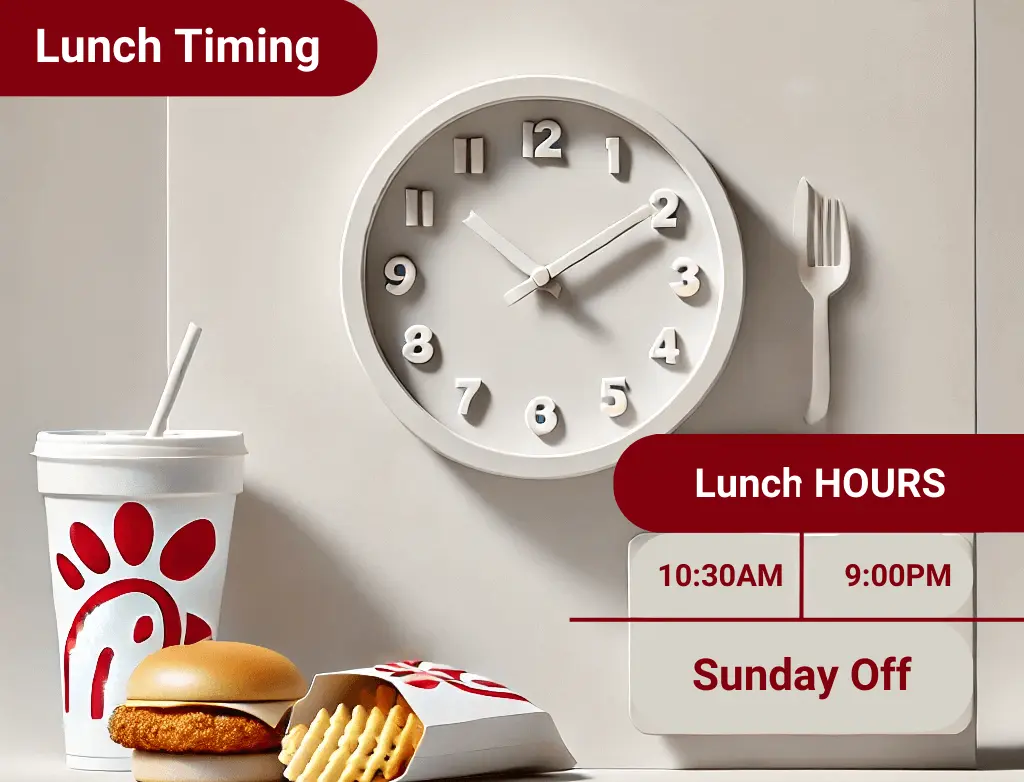 Chick-fil-A Lunch timing