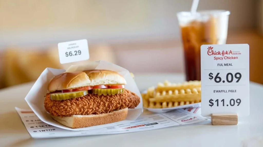 Chick-fil-A spicy chicken sandwich cost