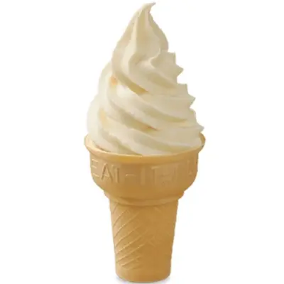 This image has an empty alt attribute; its file name is Chick-fil-A-Icecream-cone.webp